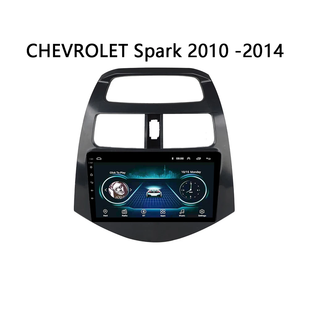 Автомагнитола для CHEVROLET Spark Beat Android 8 1 9 &quot головное устройство 2010 2011 2012 2014