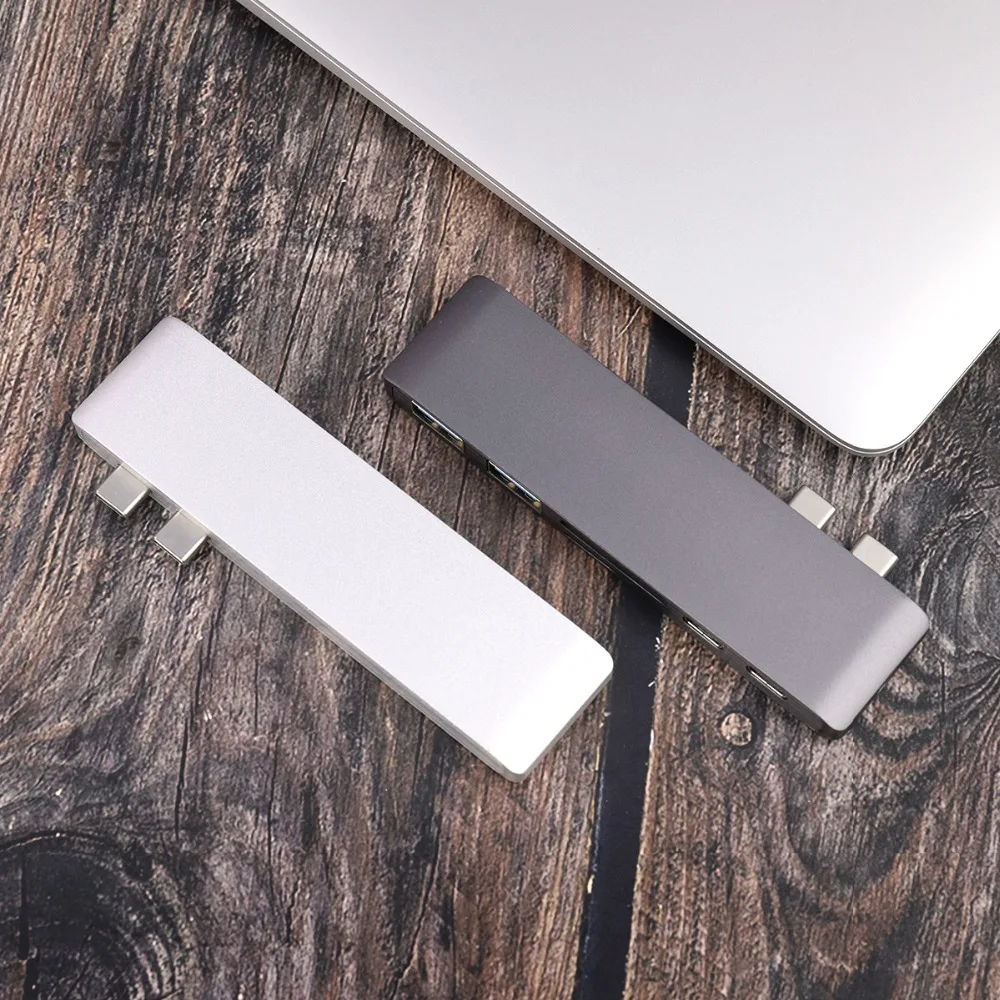 USB C концентратор USB 3,0 разветвитель адаптер Thunderbolt 3 концентратор+ TF SD слот type-C порт передачи данных HDMI концентратор для Macbook Pro/Air 13 15 дюймов