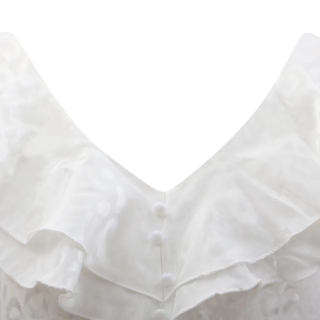 Плиссированное Ретро женское пляжное платье на бретельках свадебное с v образным