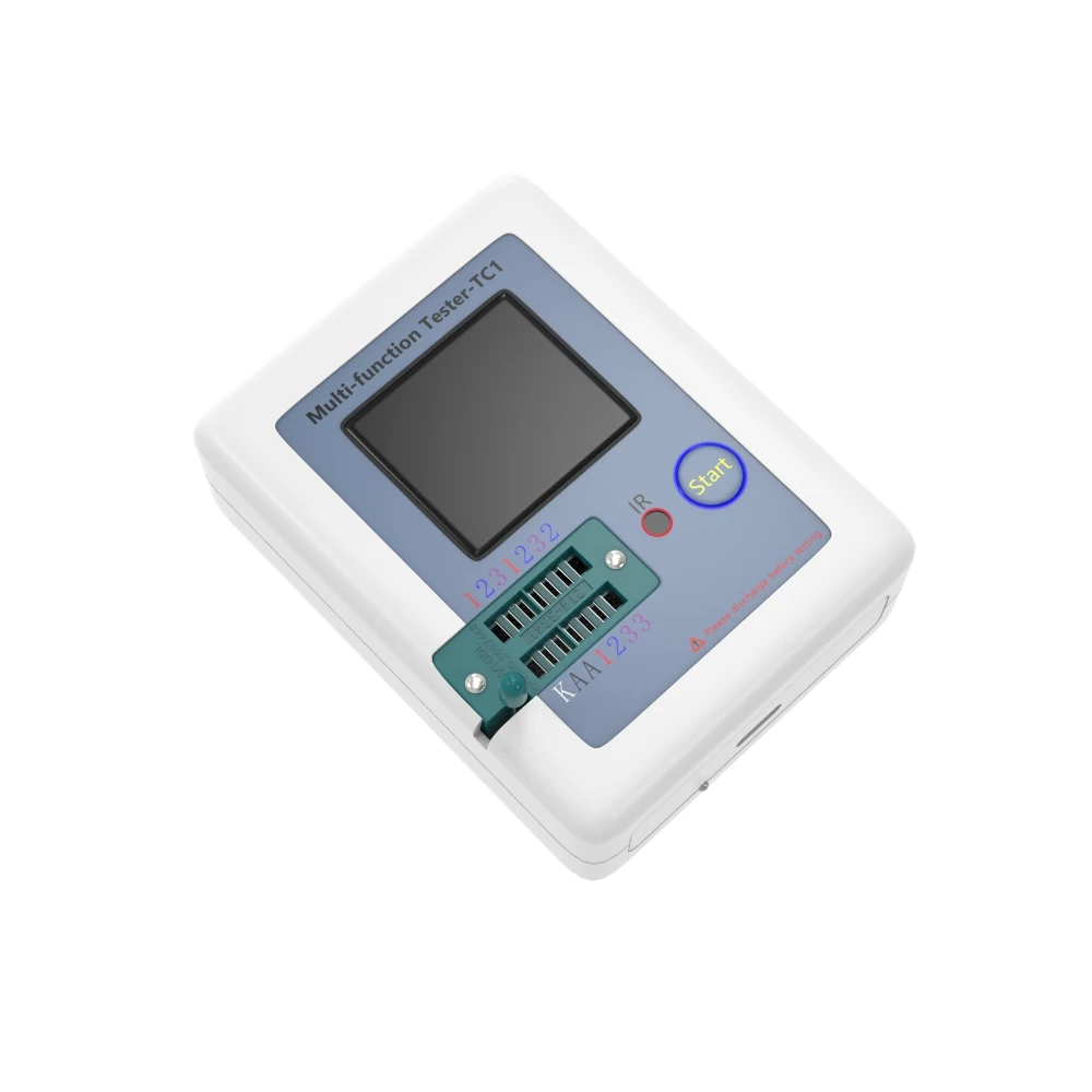 ТРАНЗИСТОР тест er тест TFT TC-1 Диод Триод измеритель емкости LCR ESR метр NPN PNP MOSFET IR Многофункциональный тест er мультиметр