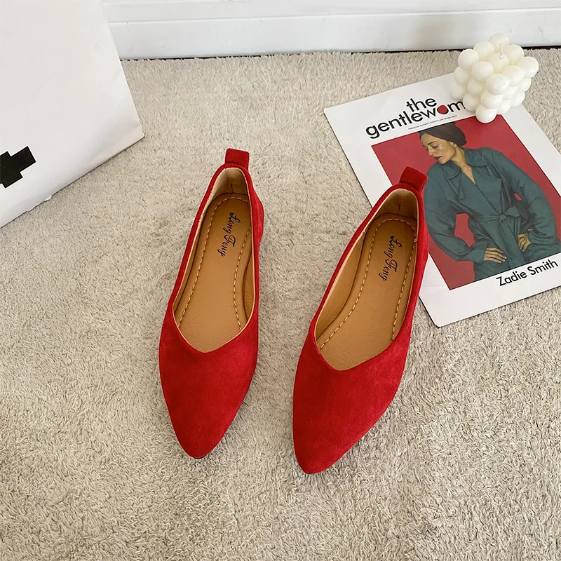 

Women Korean Shoes Slip-on Female Footwear Round Toe Elegant Shallow Mouth Casual Sneaker All-Match 2021 Moccasin Slip On Dress