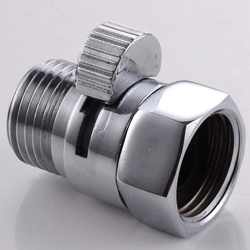 

2 Pcs Shower Diverter Valve Solid Brass Shut Off Valve for Bidet Sprayer Or Shower Head