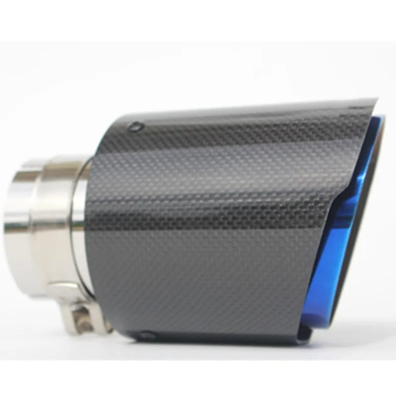 1X Универсальный для Akrapovic автомобильный глянцевый наконечник выхлопной трубы из