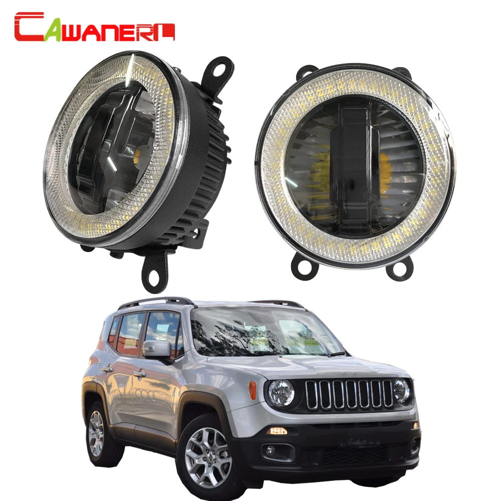 Cawanerl для Jeep Renegade BU 2015 2016 2017 2018 Автомобильный светодиодный противотуманный