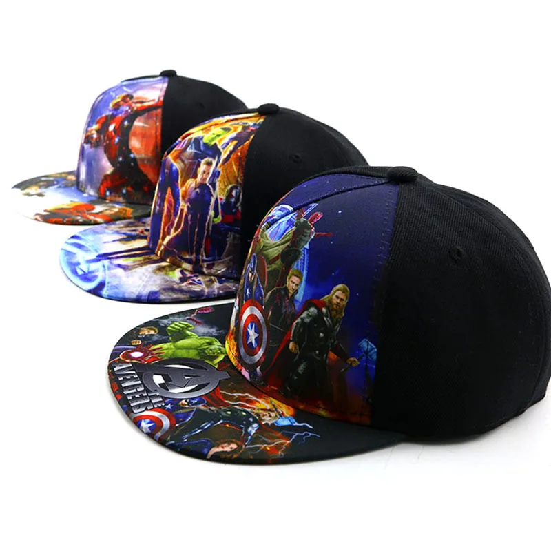 Бейсболка для мальчиков с героями мультфильмов Кепка Капитана Америка бейсболка