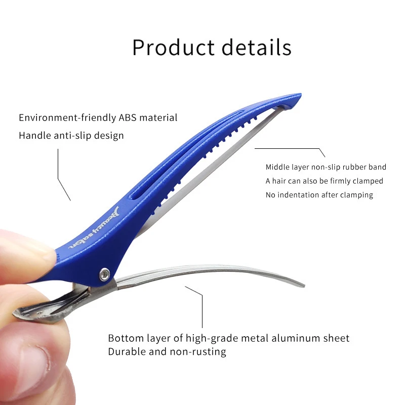 Бесшовный зажим для волос парикмахерских профессиональный женщин | Красота и