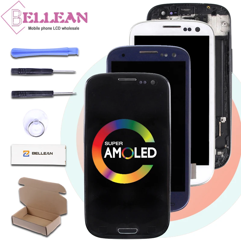 HH продвижение 4 7 дюймов I9300 ЖК дисплей для Samsung Galaxy S3 экран сенсорный дигитайзер в