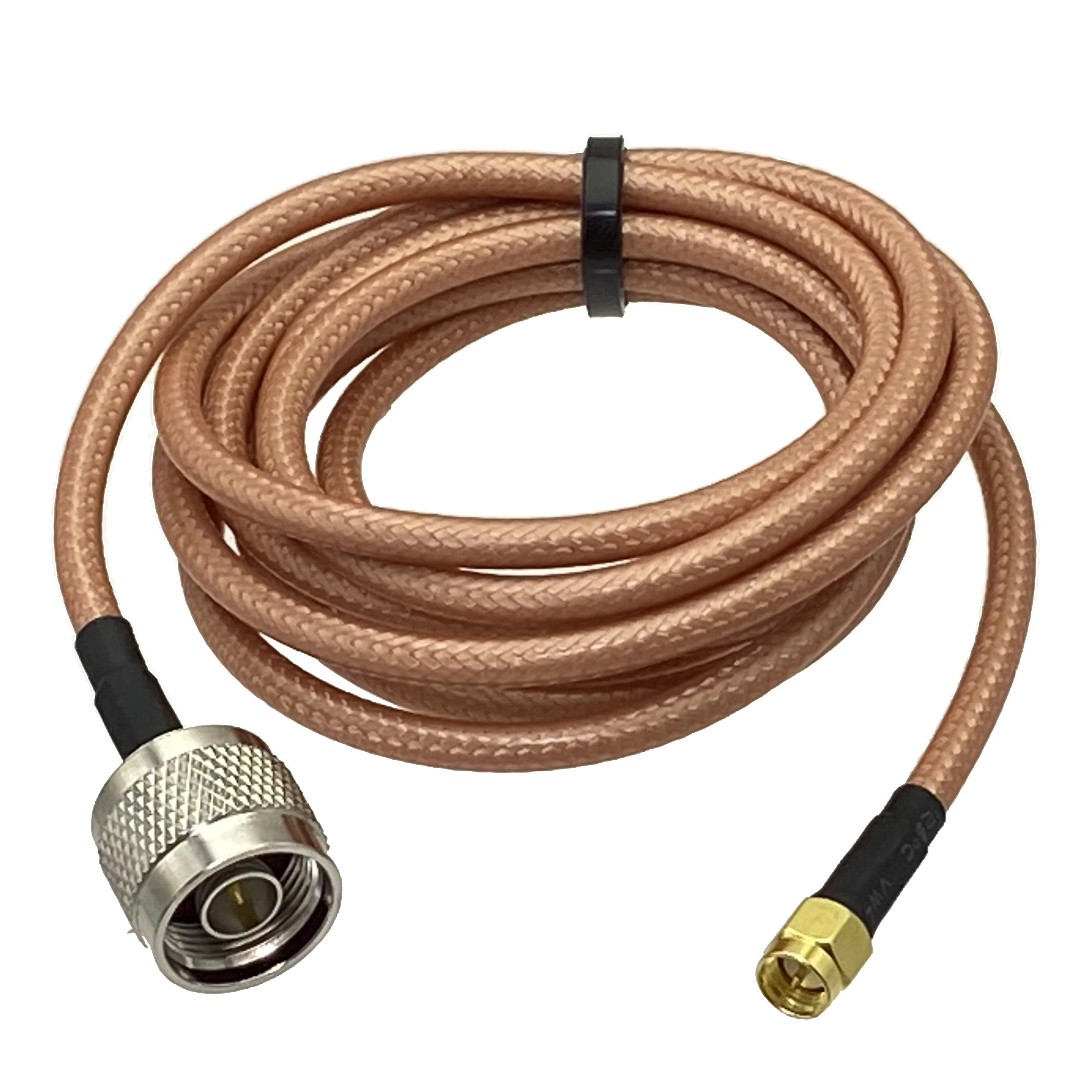 

1pcs RG142 N Male Plug to SMA Male Plug Crimp Wire Terminals RF Coaxial Connector Pigtails Jumper Cable New 6inch~20M