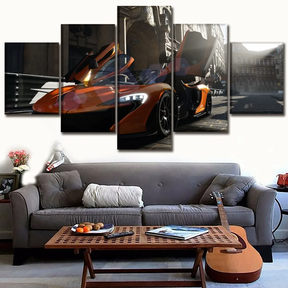 

Artwork Poster HD Prints 5 Pieces Home Decoration Car Wall Art Traffic Modular Pictures For Living Room Bedroom Canvas Painting