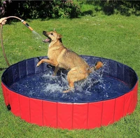 dog pool foldable dog swimming pool portable anti slip paddling pools for dogs cats bathing tub wash pet outdoor playing pool