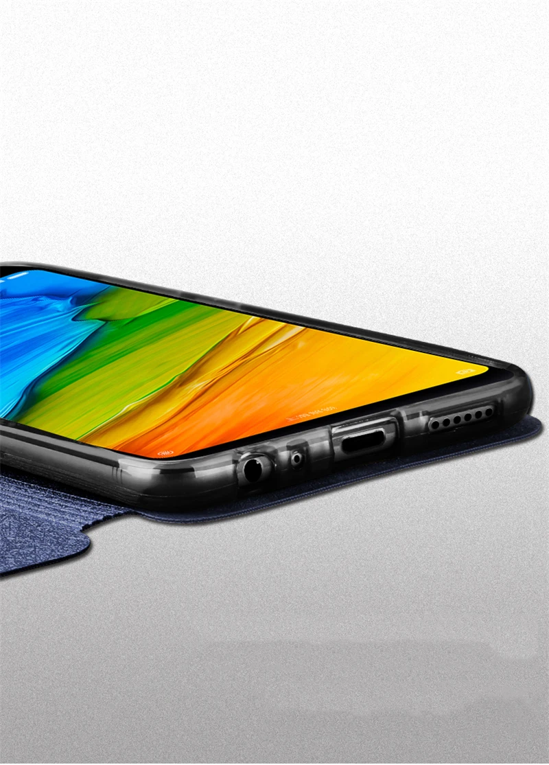 Чехол Mofi для Xiaomi Redmi Note 8 T, чехол для Redmi Note 5 Pro, роскошный кожаный чехол для Xioami Redmi 8 8A, силиконовый чехол