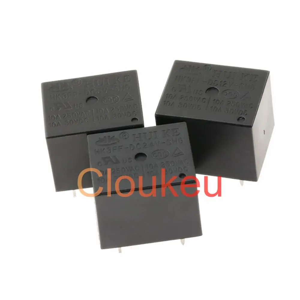 

Реле HK3FF-DC5V DC12V DC24V-SHG 10A 5pin T73