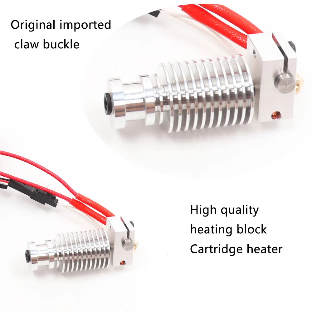 

BLV MGN Cube 3d printer E3D V6 hotend kit with socks 1.2M 24V40W cartridge thermistor e3d v6 blv hot end nozzle 3d printer parts