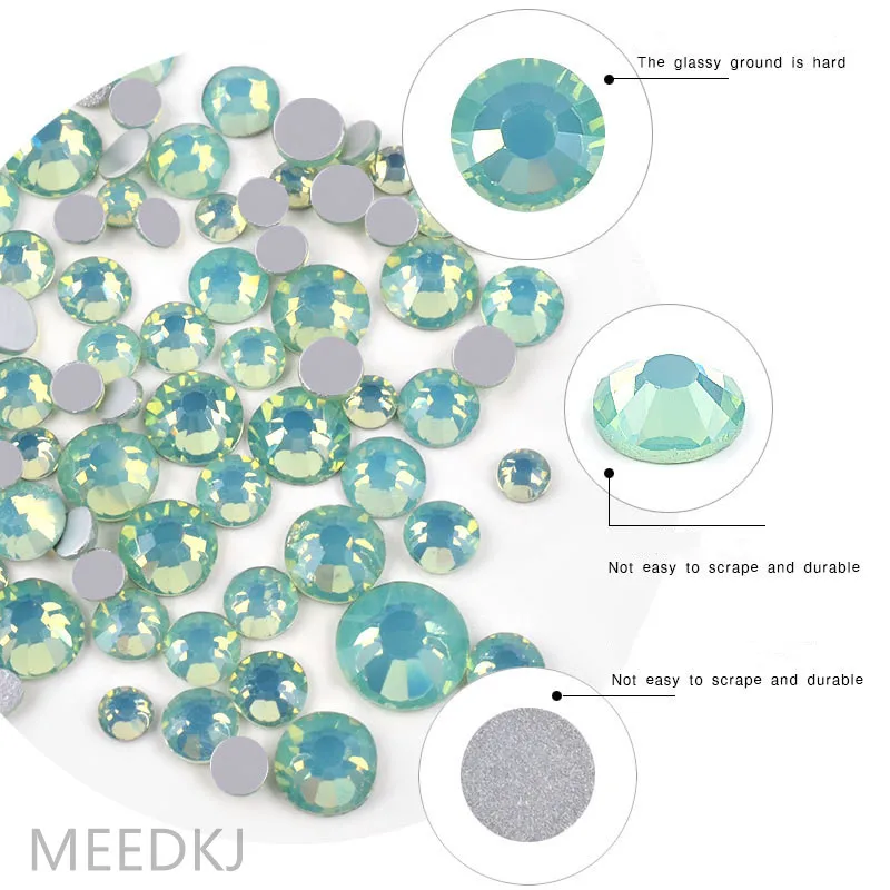 

1pcs Nail Jewelry Flat Diamond Nail Diamond Snow Protein Glass Crystal Diamond Color Diamond Accessories