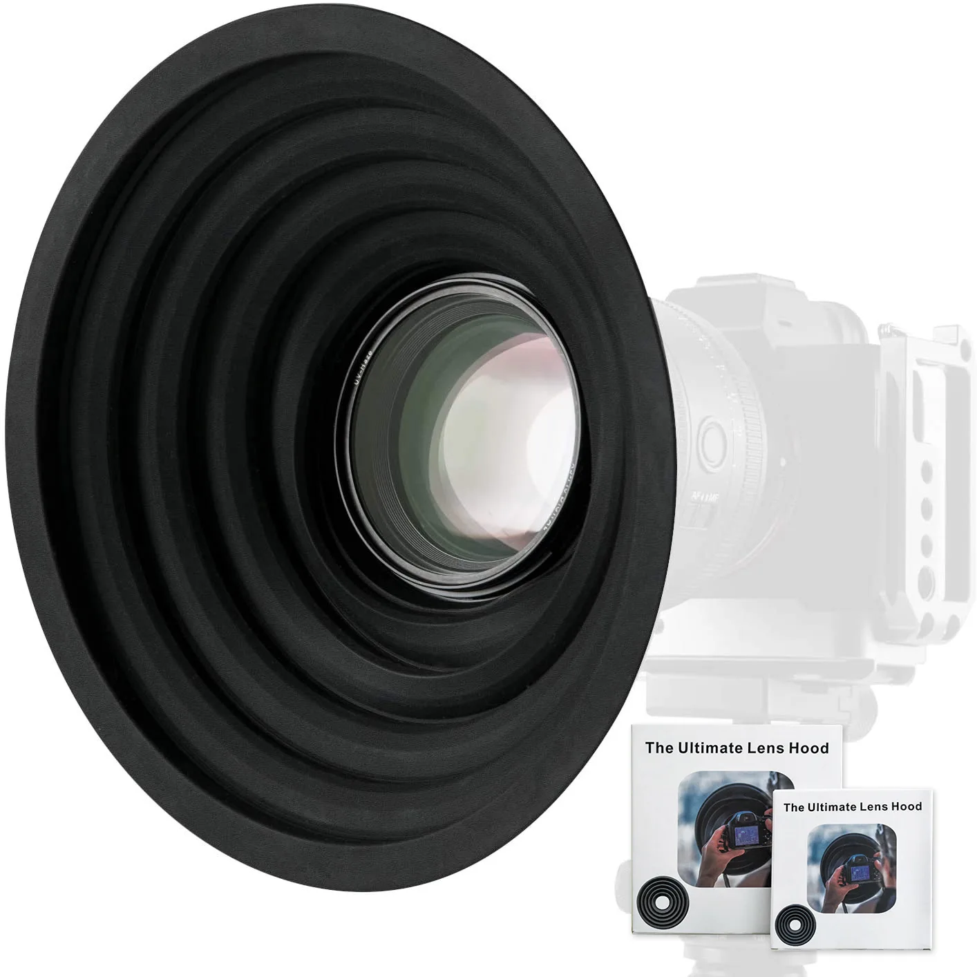 

Silicone Canon Accessories Folding Lens Hood 52 MM Anti-Reflective Parasol Camara Dslr Cameras Nikon Fujifilm Parasol Canon