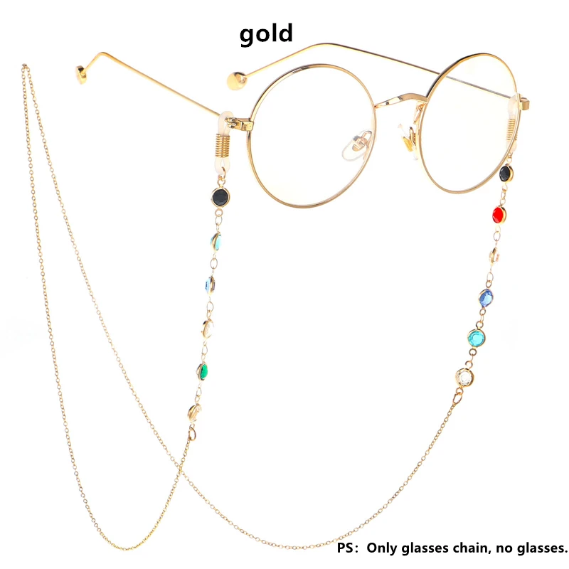 Цепочка для очков Мужская/женская ожерелье из нержавеющей стали шнурок длинный