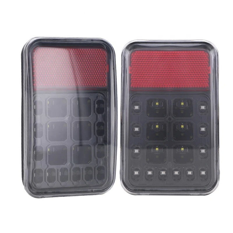 

Pair LED Tail Rear Back Bumper Back up Reverse Lights Parking Light Assembly for Jeep Wrangler JK 2007-2016