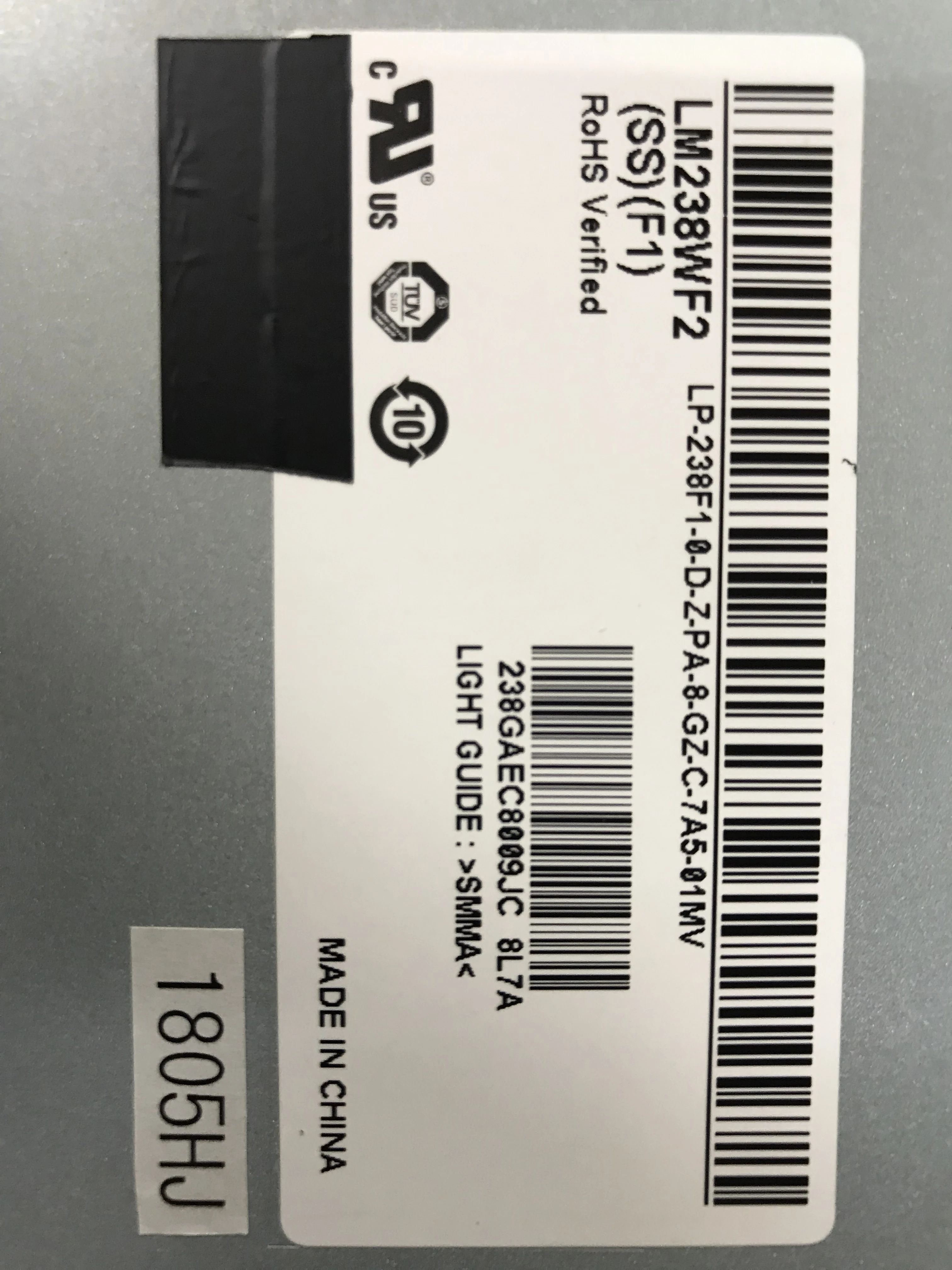 Оригинальный 23 8 дюймов LM238WF2 SSF1 монитор панель U2414HB P2414H S2415H IPS светодиодный ЖК