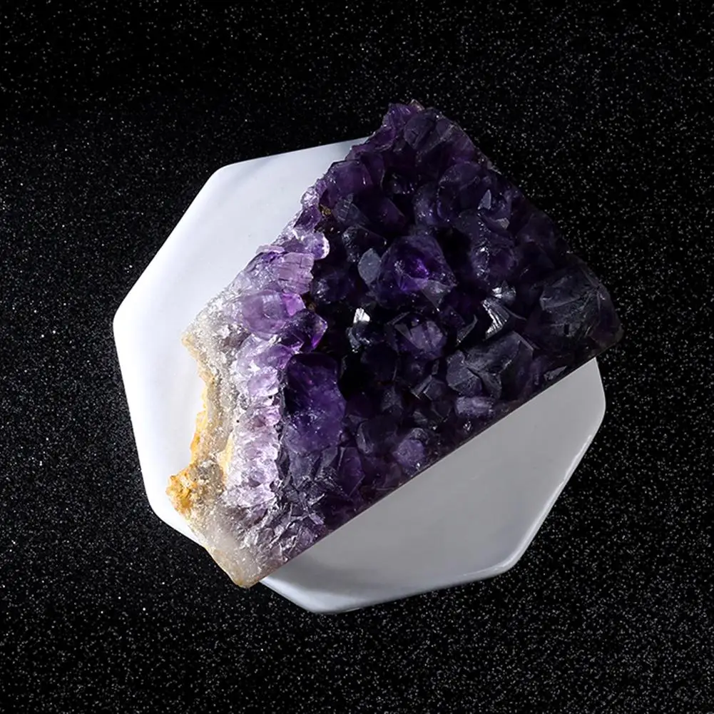 1 шт. ZZ0178 натуральный аметист Кварцевый Кристалл кварц кластера образцы