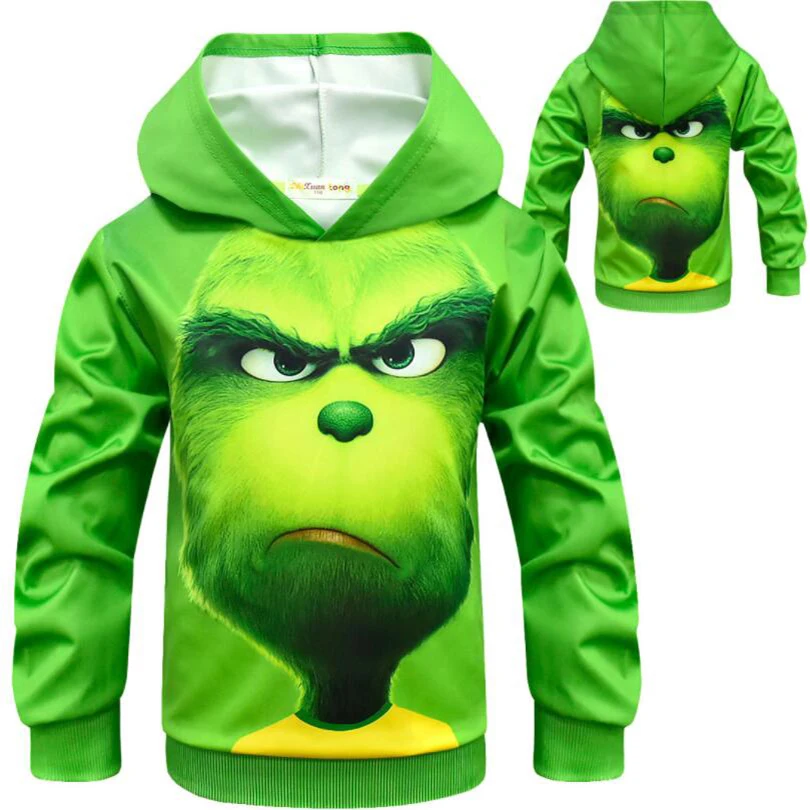 Свитшот для маленьких мальчиков одежда на Рождество подростков Детская осенняя