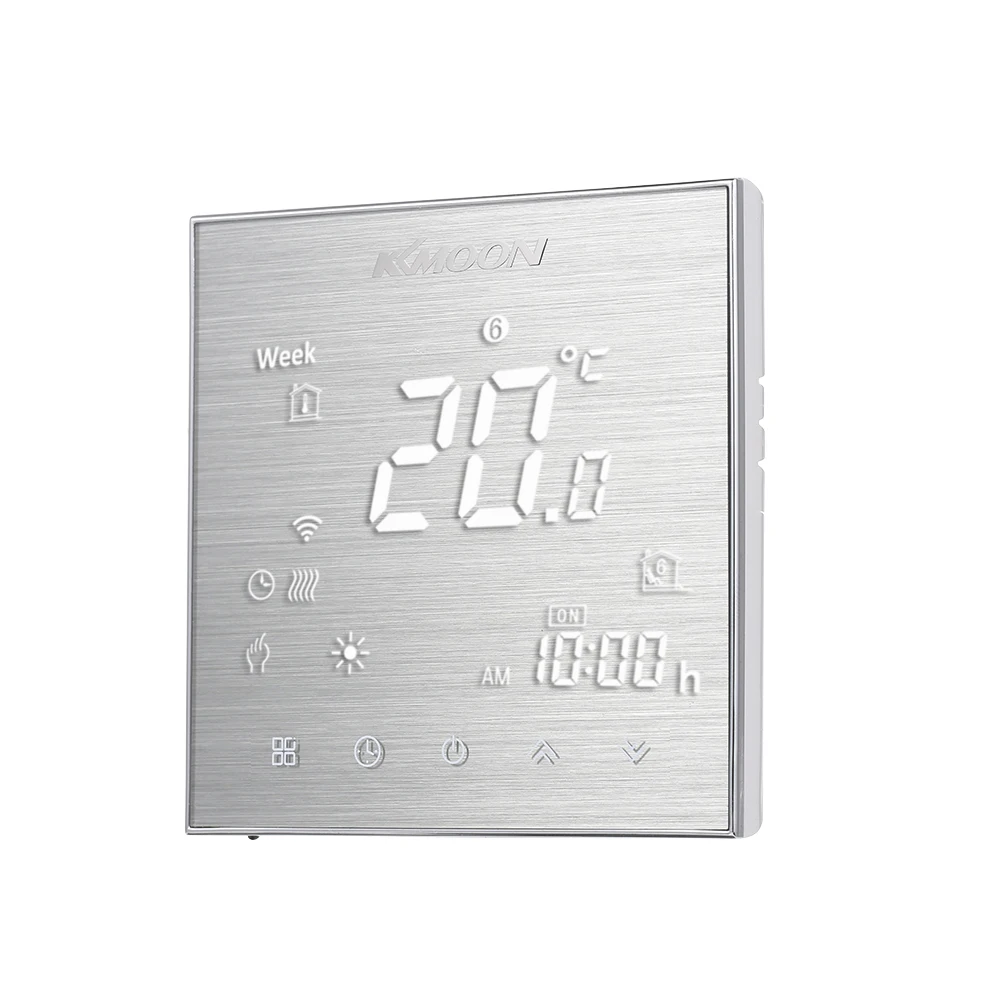 Цифровой термостат KKmoon для теплого пола электрической системы отопления с Wi Fi