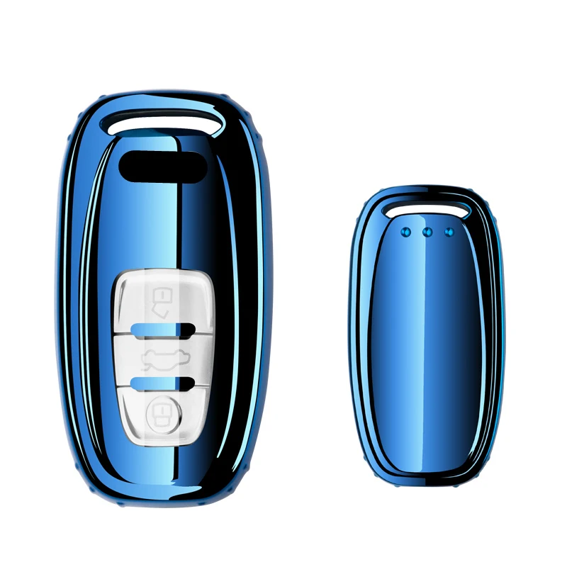 Мягкий водонепроницаемый чехол для ключа из ТПУ автомобиля Audi A1 A3 A4 A5 A6 A7 A8 Quattro Q3 Q5