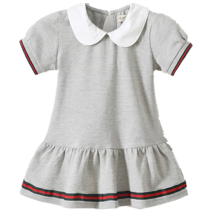Милое платье принцессы с короткими рукавами для маленьких девочек| |