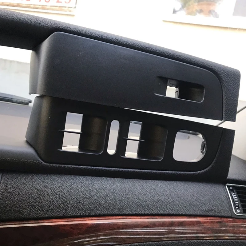 

For Skoda Superb Door Handle Front Left and Right Door Armrest Box Inner Handle Frame, the Lifter Switch Box Black