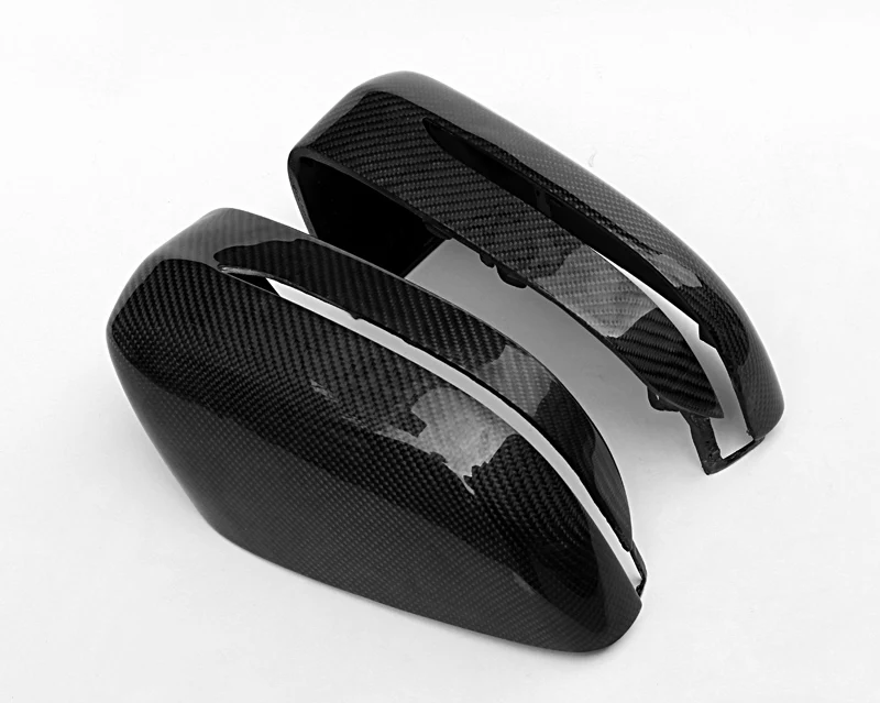 Сменный стильный чехол для зеркала заднего вида из углеродного волокна подходит