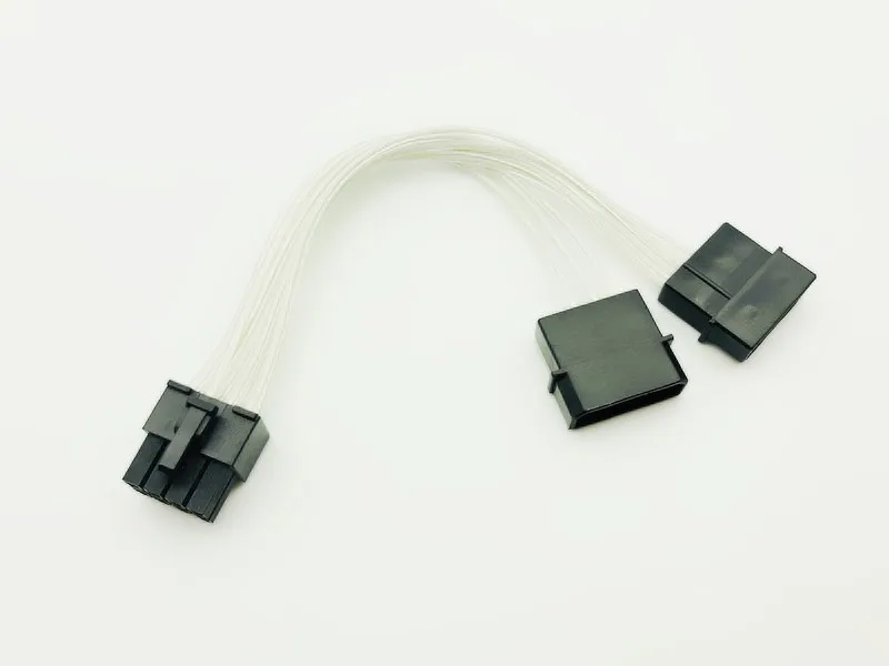 Кабель питания для видеокарты 18 см с двойным 4Pin на 8Pin(6 + 2) кабель 4PIN 8PIN графической