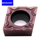 MOSASK 10 шт. CCMT 09T3 0602 1204 TM ZP152 токарный станок с ЧПУ резец из нержавеющей стали и стали обработка Индексируемые карбидные вставки