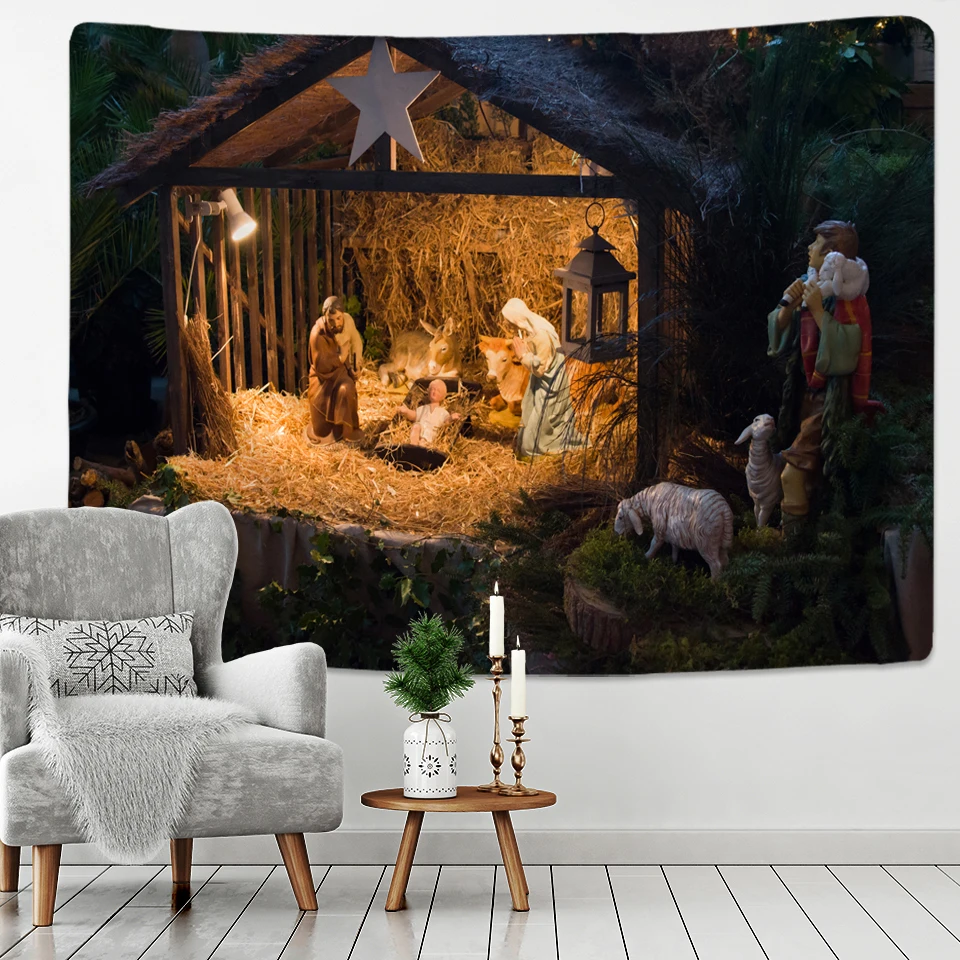 Рождественская фантазия Искусственная елка богемная гобелен большого