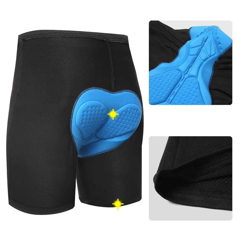Мужские велосипедные шорты мужское Велосипедное длинное нижнее белье с