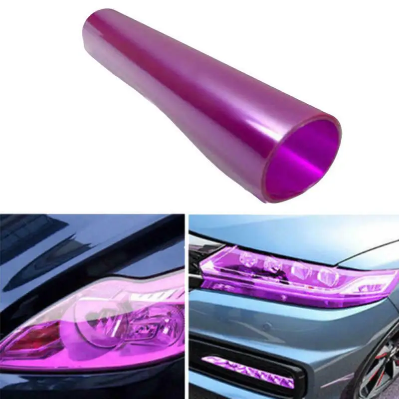 

Auto Headlight Film Purple Smoke Sticker Taillight Windshield Side marker