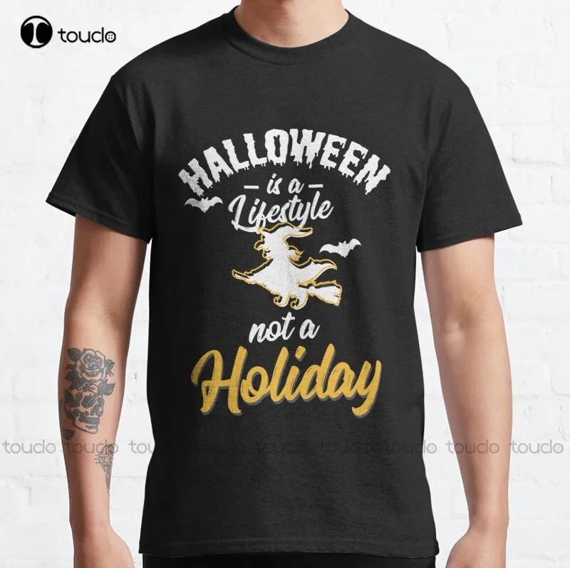 

New Halloween Is A Lifestyle Not A Holiday Witch2 Classic T-Shirt T-Shirts For Men Unisex