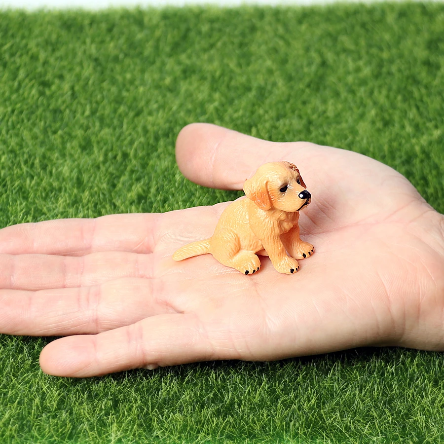 Моделирование ретривера мопса далматинская собака модель животного фигурки