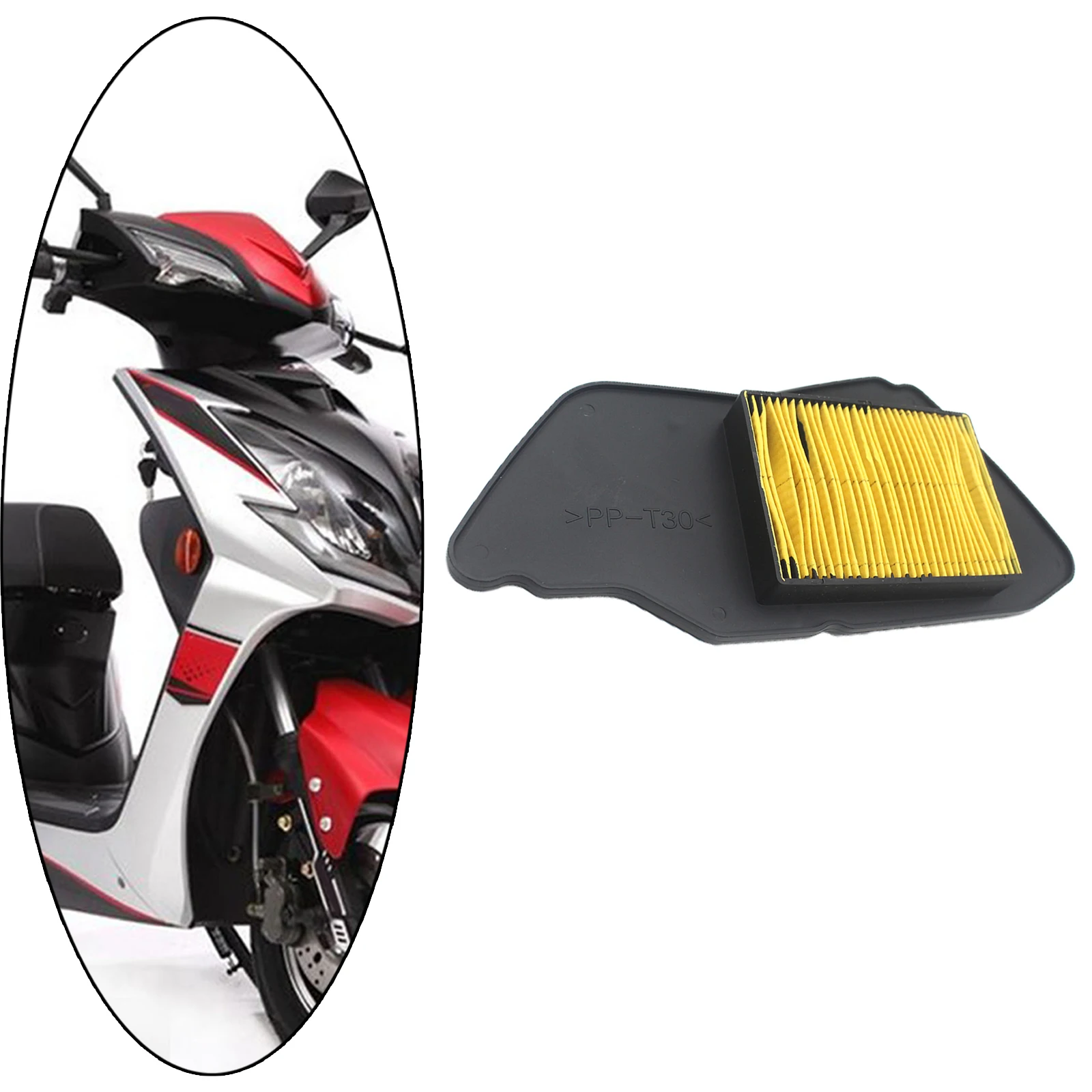 Воздушный фильтр для мотоцикла элемент очистки воздуха Yamaha ZUMA 125 YW125 BWS125 5S9-E4451-00-00 |