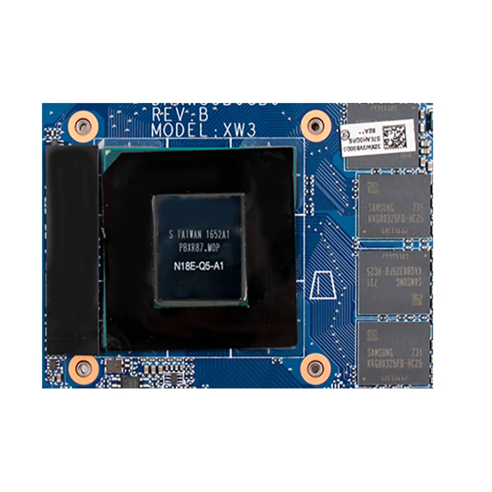 Квадро P5200M P5200 GDDR5 16 Гб Видео Графика карты N18E Q5 A1 с X скоба для HP Zbook17 G5 Мобильная