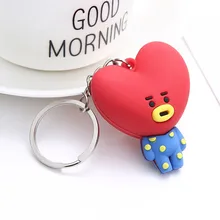 Kpop силиконовый гелевый подвесной брелок Корейская группа мультфильм фигура кулон брелок
