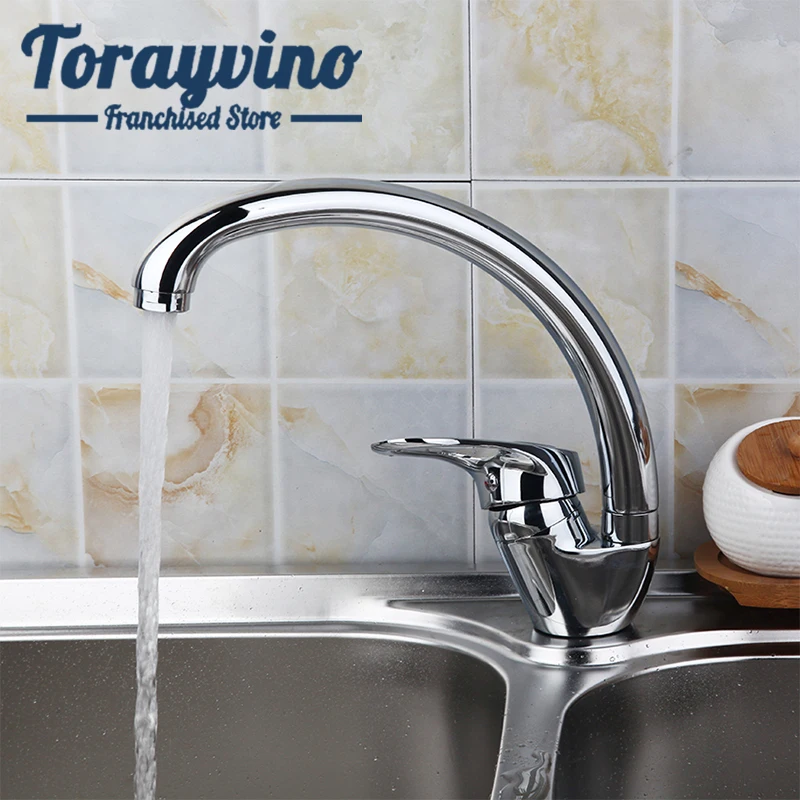 Torayvino RU Кухня раковина кран Ванная комната кран раковины torneira Banheiro горячей и холодной смесители на одно отверстие смеситель, кран