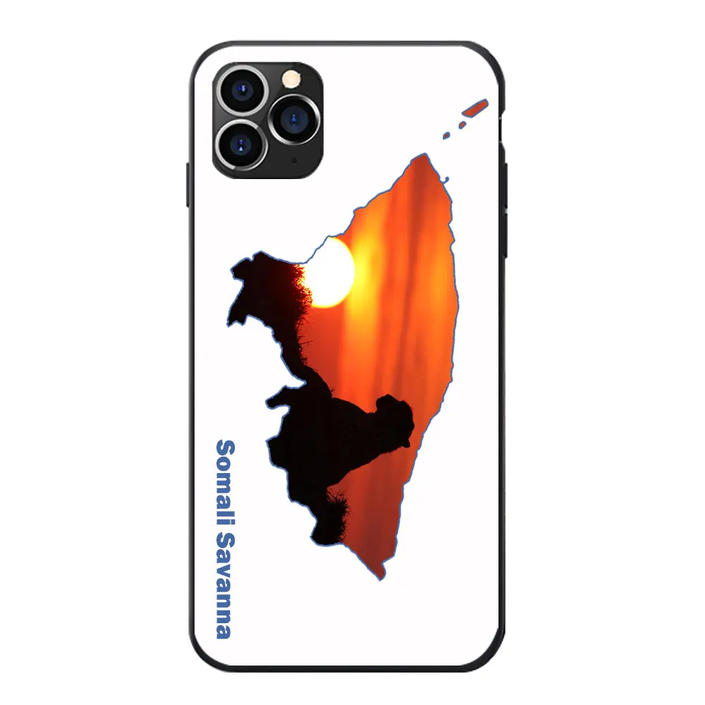 Мягкие чехлы для телефонов из ТПУ Huawei Maimang Nova 2 3 4 5 6 8 I S Pro Plus Сомалийская Саванна