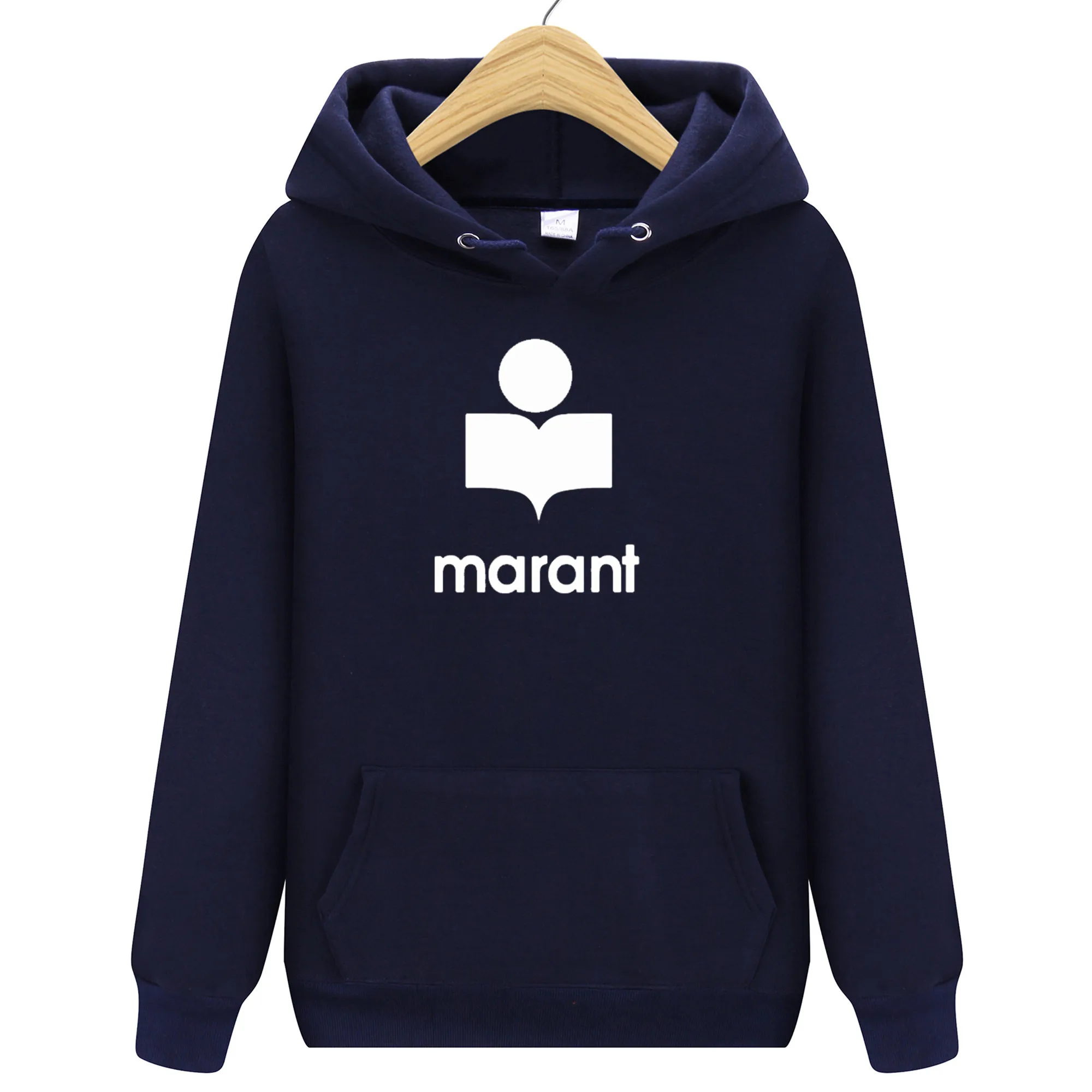 

2019 new men and women hip hop fleece long sleeve printing front logo Harajuku fashion personality hooded shirt streetwear