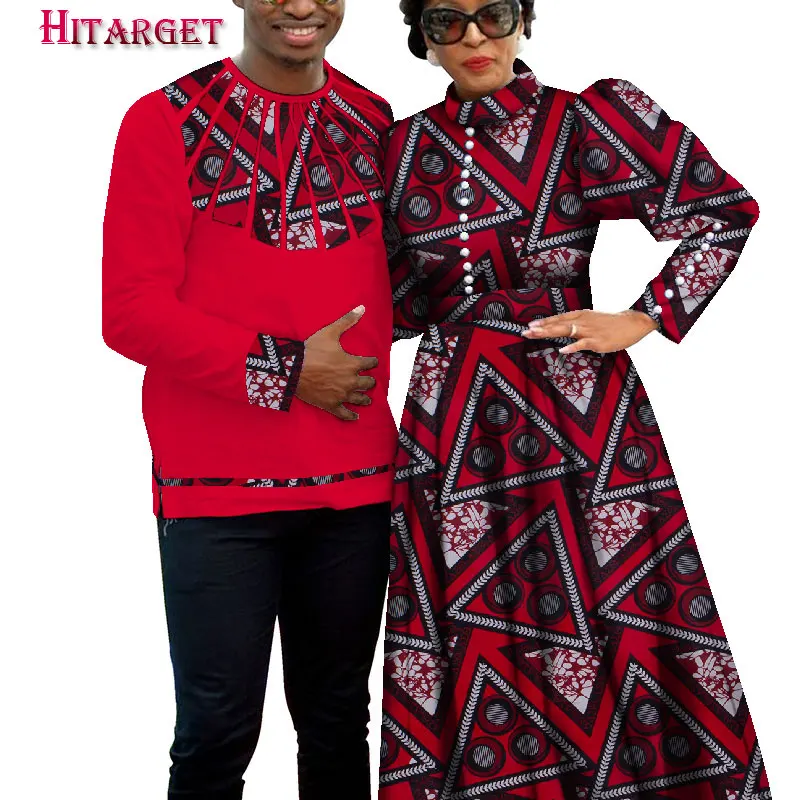 Африканские платья для пар Дашики Ретро парный костюм вечерние ринки/свадьбы