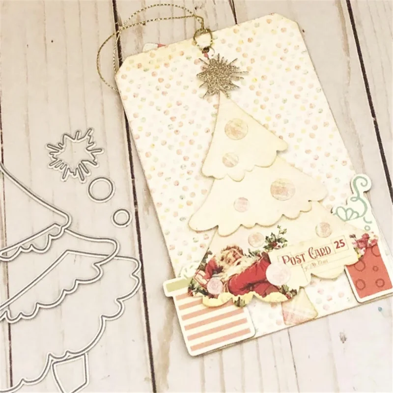 Декоративные штампы в виде рождественской елки Kokorosa | Дом и сад