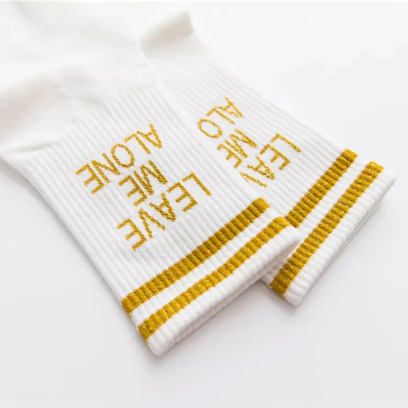 Новые модные женские красивые хлопковые носки для девочек длинные брюки дышащие