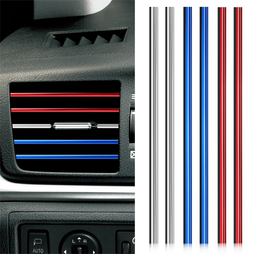 Car Air Conditioner Outlet Grille DecorationFor VW jetta Golf 6 POLO Cruze kIA RIO K2 HYUNDAI Solaris Skoda Opel Mokka | Автомобили и