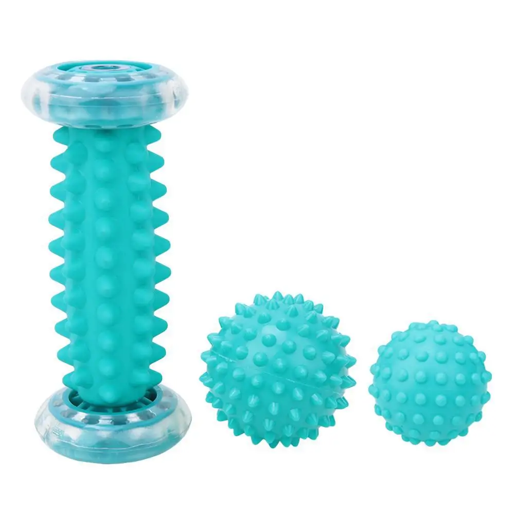 

3/1 Foot Massage Ball Roller Yoga Sport Fitness for Hand Leg Back Pain Therapy Muscle Relief Accelerate Blood Circulation Health