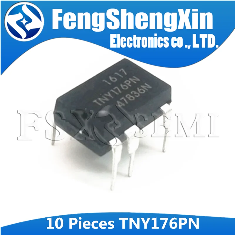 10 шт./лот TNY176PN DIP7 TNY176P DIP TNY176 176PN 7 чип управления питанием|chip tny176pn|chip power |