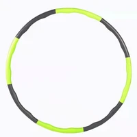 sport hoop women fitness training gym at home massage waist ring weights loss yoga circle 8 section fitness hoop