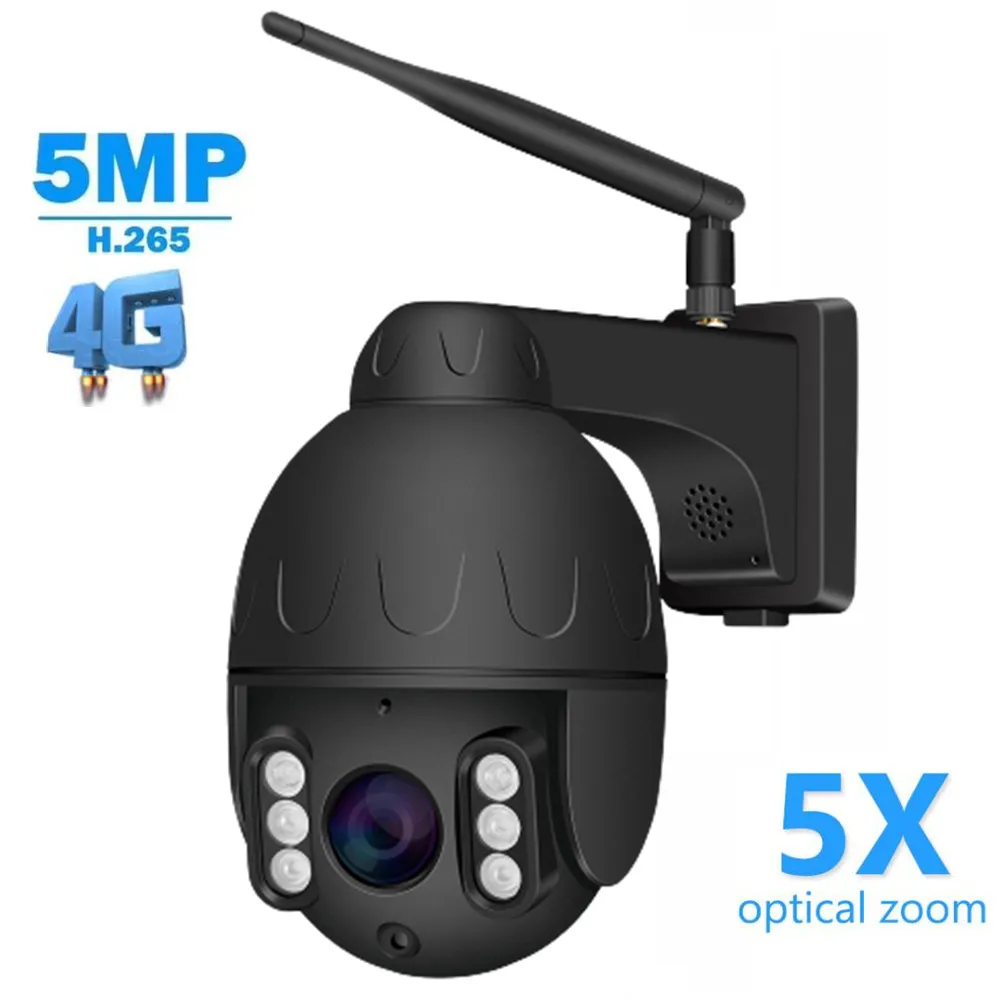 IP камера видеонаблюдения 3G 4G SIM карта 1080P 5 МП HD кратный оптический зум|Камеры